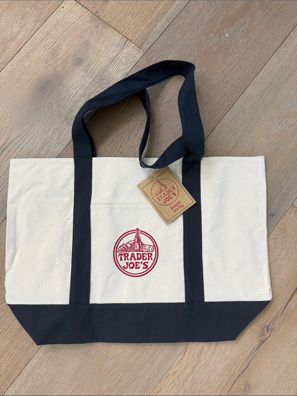 New Trader Joe’s Large Reusable Tote Bag